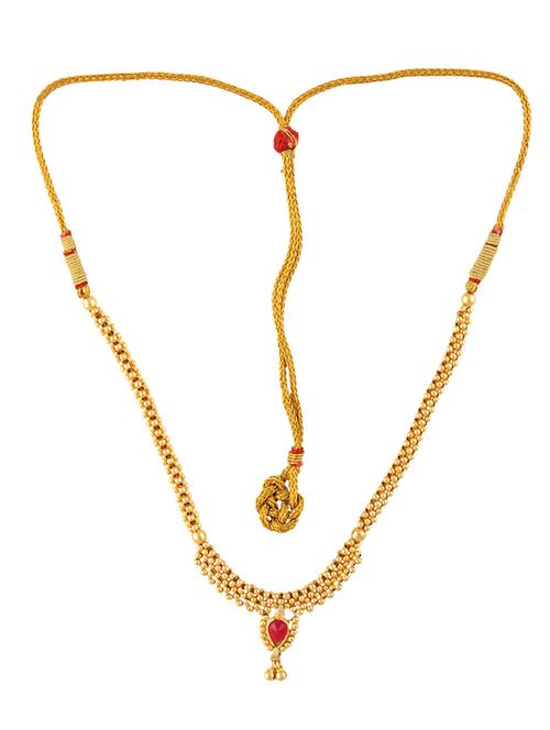 half jhaler panadi thushi necklace - 18595570 - Very Small Image - 1