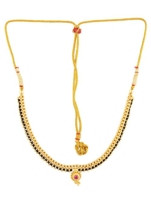 thushi mangalsutra necklace - 18595610 - Very Small Image - 1