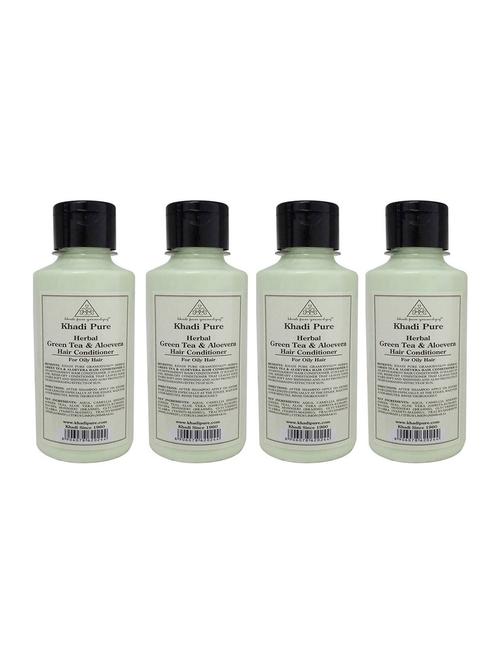 herbal green tea & aloevera hair conditioner (pack of 4) - 18595658 - Very Small Image - 1