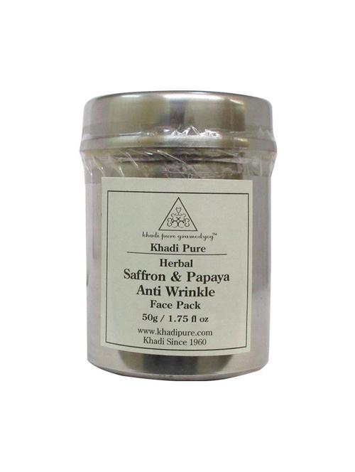 herbal saffron & papaya anti wrinkle face pack - 18596135 - Very Small Image - 1