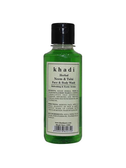 herbal neem & tulsi face and body wash - 18596698 - Very Small Image - 1