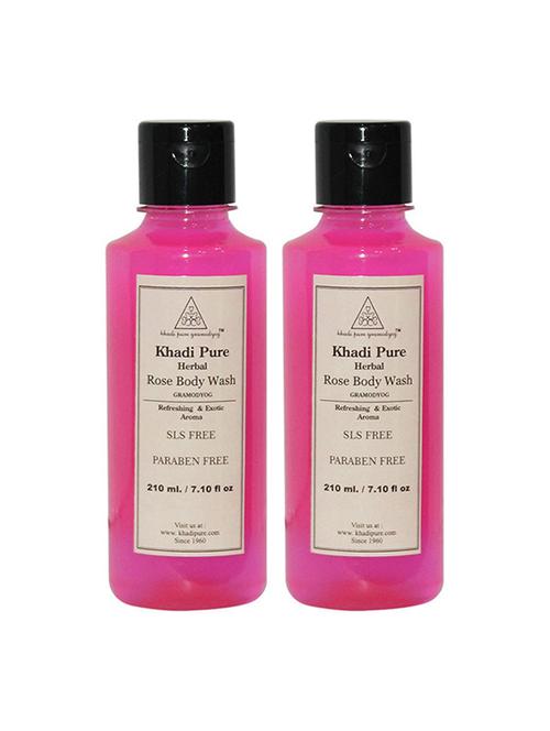 pure herbal rose body wash sls-paraben free - 18596797 - Very Small Image - 1