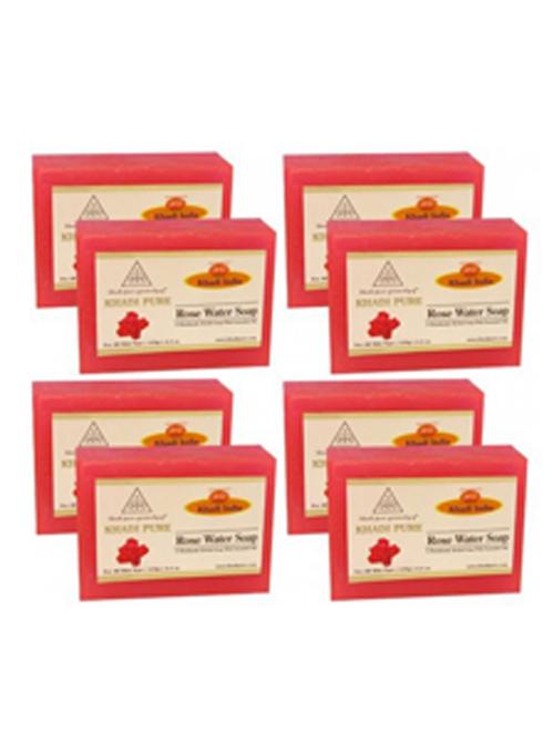 herbal rose water soap - pack of 8 (1000g) - 18601134 - Very Small Image - 1
