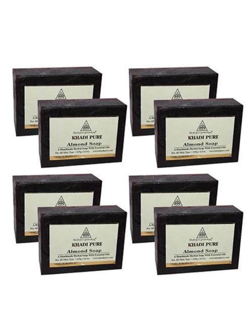 herbal almond soap - pack of 8 (1000g) - 18601140 - Very Small Image - 1