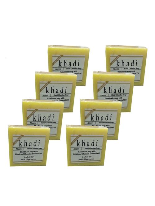 haldi chandan soap with essential oils - pack of 8 - 18601229 - Very Small Image - 1