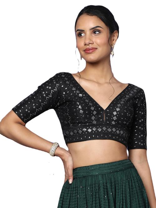 black sequined blouse - 18601795 - Very Small Image - 1