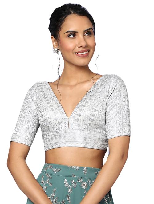 silver sequined blouse - 18601796 - Very Small Image - 1
