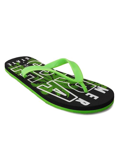 Mens Printed Toe Separator Slippers - 18603217 - Very Small Image - 1