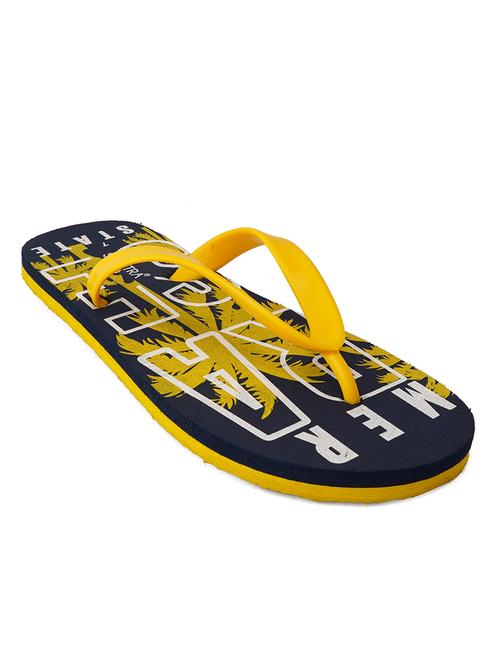 Mens Printed Toe Separator Slippers - 18603218 - Very Small Image - 1