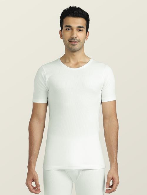 round neck solid thermal top - 18604326 - Very Small Image - 1