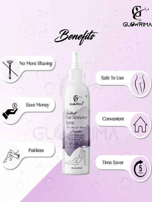 glowrima hair removal spray - 18607525 - Very Small Image - 1