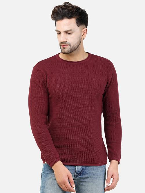 round neck solid sweatshirt - 18608167 - Very Small Image - 1