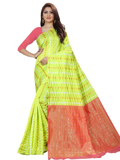 women's null multi colored saree with blouse - 18612769 - Very Small Image - 1
