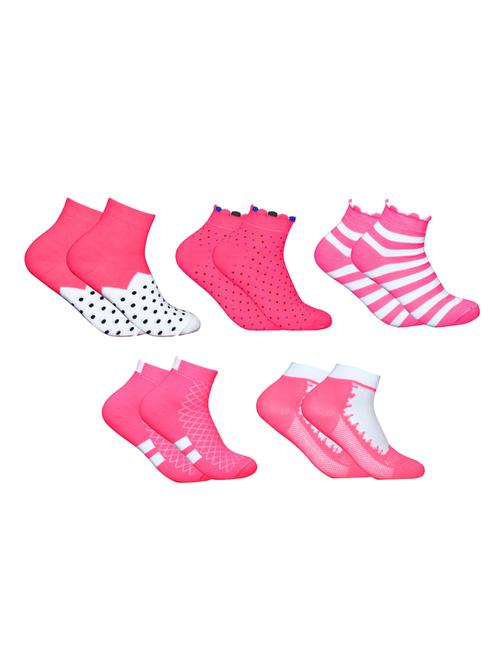 pack of 5 ankle length socks   - 18614010 - Very Small Image - 1
