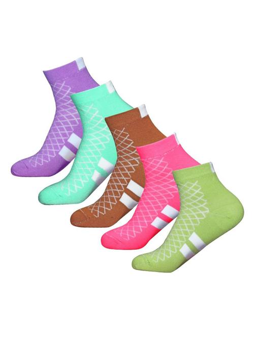 pack of 5 ankle length socks - 18614028 - Very Small Image - 1