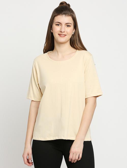 women's plain round neck t-shirt - 18614558 - Very Small Image - 1