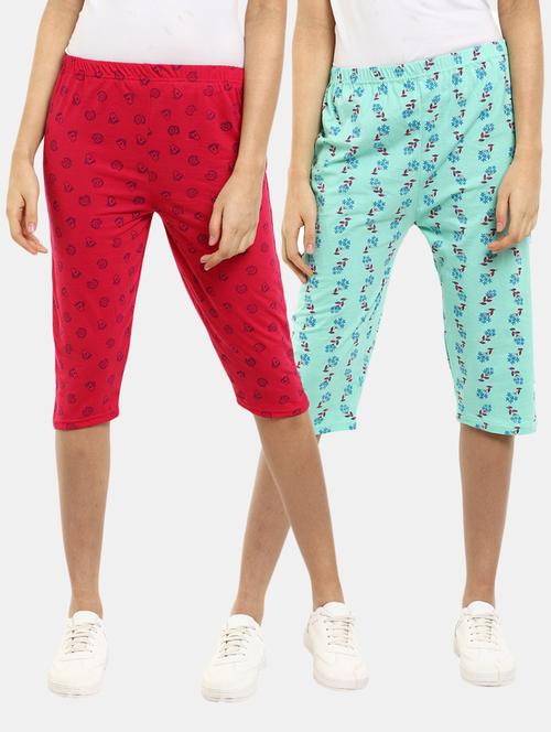 pack of 2 printed capri  - 18615284 - Very Small Image - 1