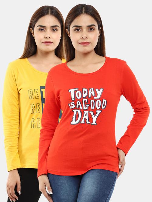 women's t-shirt combo - 18617133 - Very Small Image - 1