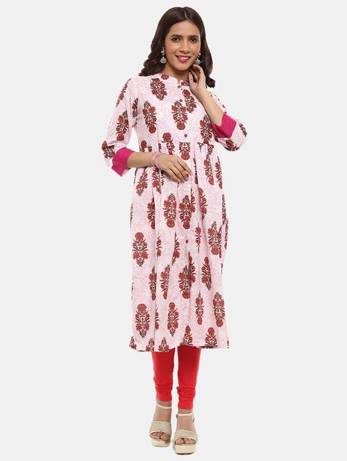 women's flared kurta - 18617638 - Very Small Image - 1