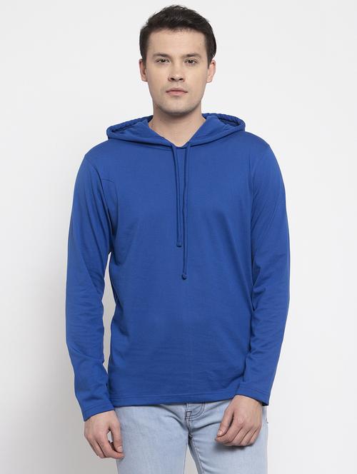 solid hooded t-shirt - 18618147 - Very Small Image - 1