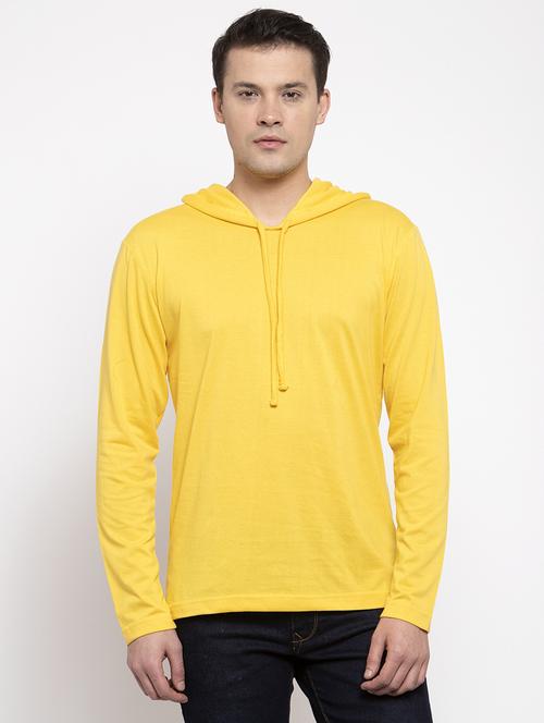 solid hooded t-shirt - 18618148 - Very Small Image - 1