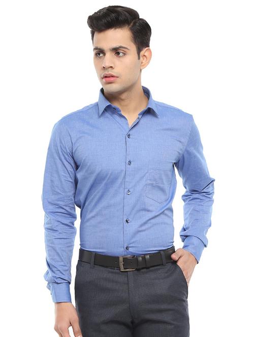 mens solids formal shirt - 18620706 - Very Small Image - 1