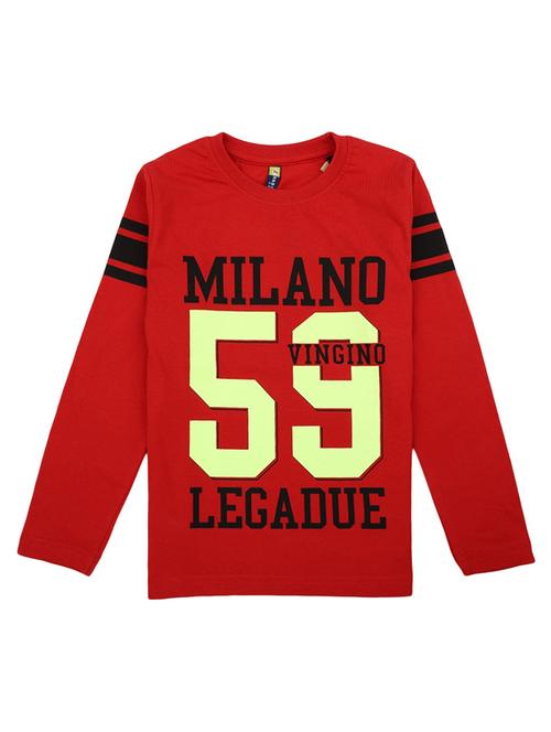 boys round neck printed t-shirt - 18620842 - Very Small Image - 1