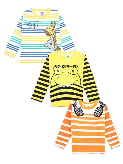 pack of 3 printed t shirt - 18621039 - Very Small Image - 1