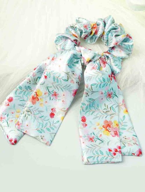long tail printed scrunchie - 18621302 - Very Small Image - 1