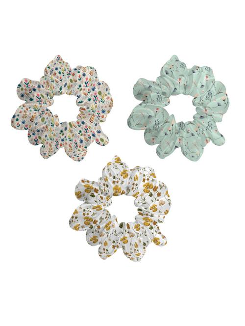 pack of 3 multi color scrunchies - 18621535 - Very Small Image - 1