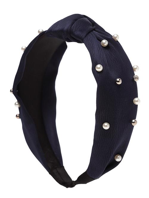 navy blue pearl hairband - 18621874 - Very Small Image - 1