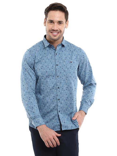 mens printed casual shirt - 18622659 - Very Small Image - 1