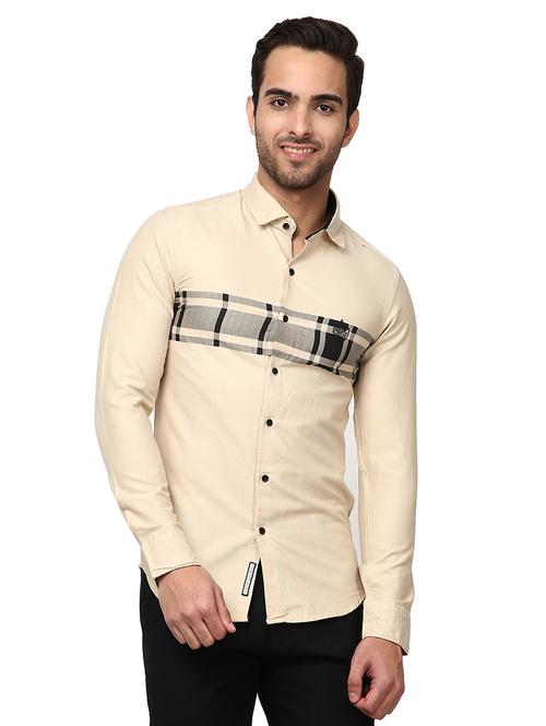 mens checks casual shirt - 18622683 - Very Small Image - 1