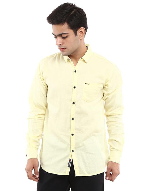 mens solid casual shirt - 18622706 - Very Small Image - 1