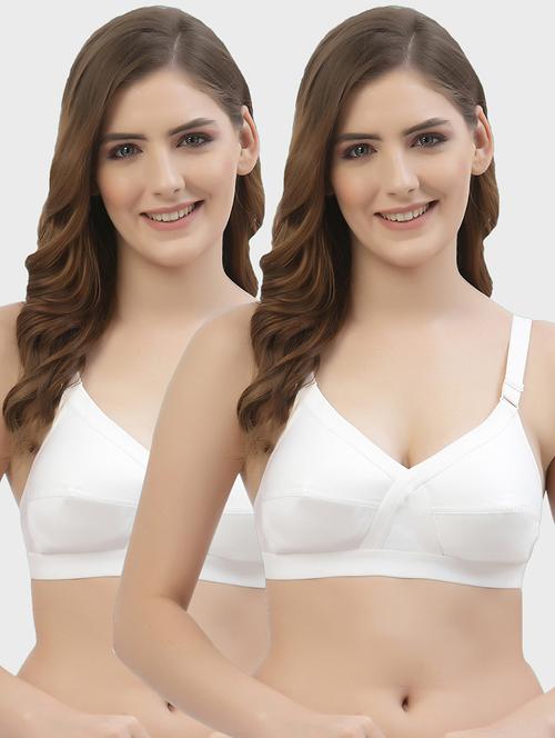 pack of 2 non padded regular bra - 18623619 - Very Small Image - 1