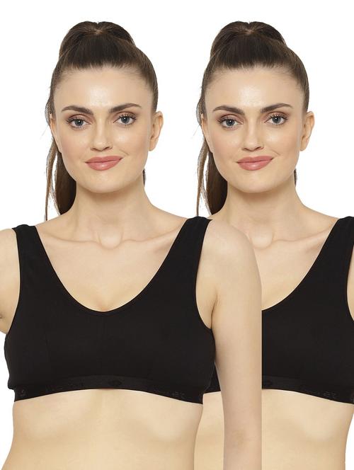 pack of 2 non padded sports bra - 18623635 - Very Small Image - 1