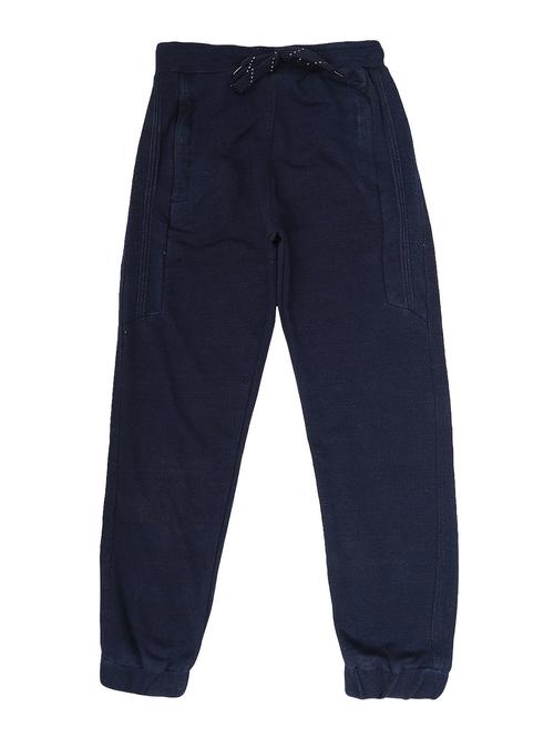 boys solid drawstring track pant - 18623789 - Very Small Image - 1