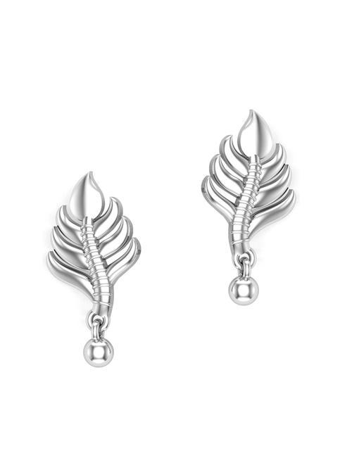 silver plated stud earring - 18632937 - Very Small Image - 1