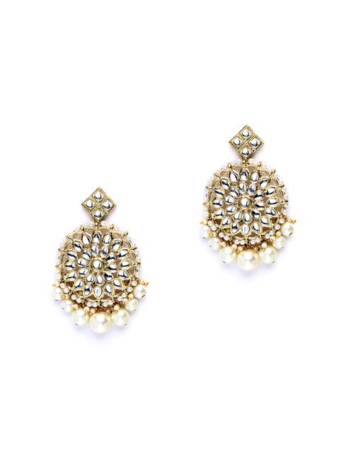 white metal earring - 18632939 - Very Small Image - 1