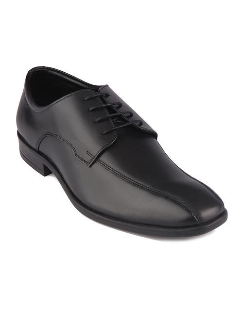 Mens Black Lace-up Derby - 18633676 - Very Small Image - 1