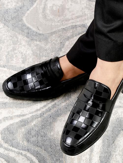 mens black slip on loafer - 18634540 - Very Small Image - 1