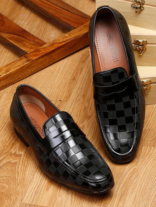 mens black slip on loafer - 18634543 - Very Small Image - 1