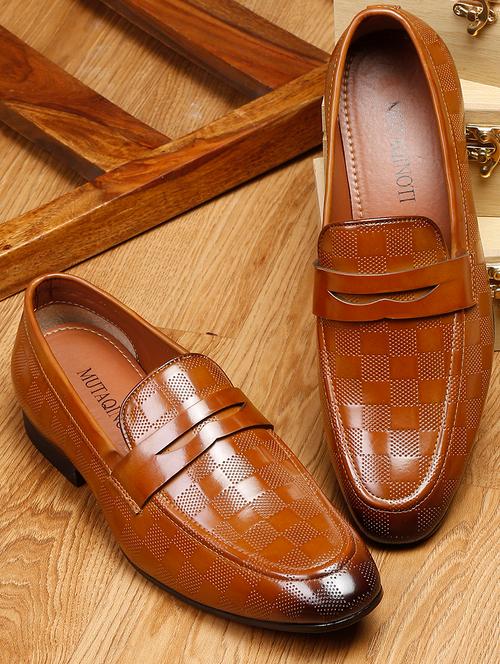 mens tan slip on loafer - 18634545 - Very Small Image - 1