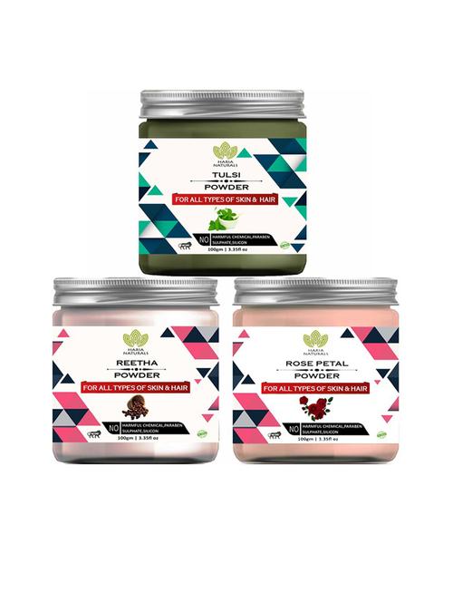 pack of 3 100% pure & natural powder combo - 18634708 - Very Small Image - 1