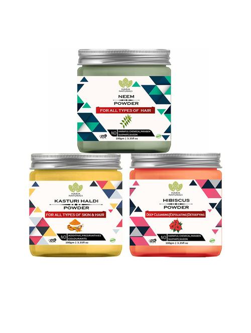 pack of 3 100% pure & natural powder combo - 18634716 - Very Small Image - 1
