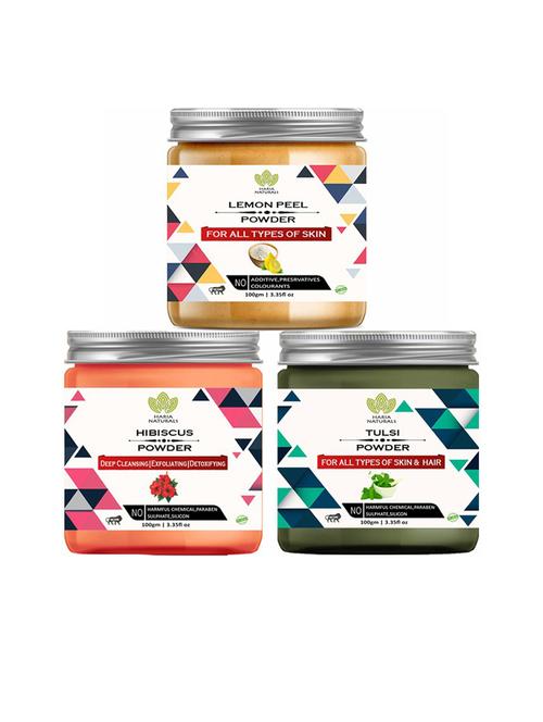 pack of 3 100% pure & natural powder combo - 18634720 - Very Small Image - 1