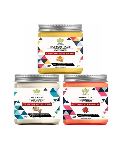 pack of 3 100% pure & natural powder combo - 18634726 - Very Small Image - 1
