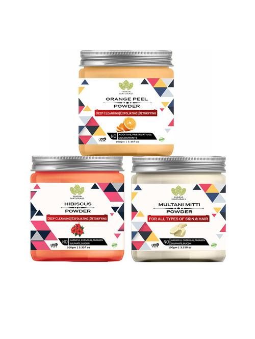 pack of 3 100% pure & natural powder combo - 18634728 - Very Small Image - 1