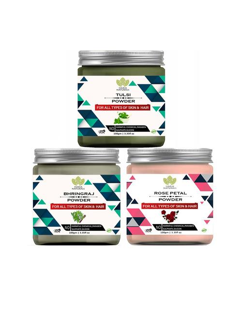pack of 3 100% pure & natural powder combo - 18634734 - Very Small Image - 1