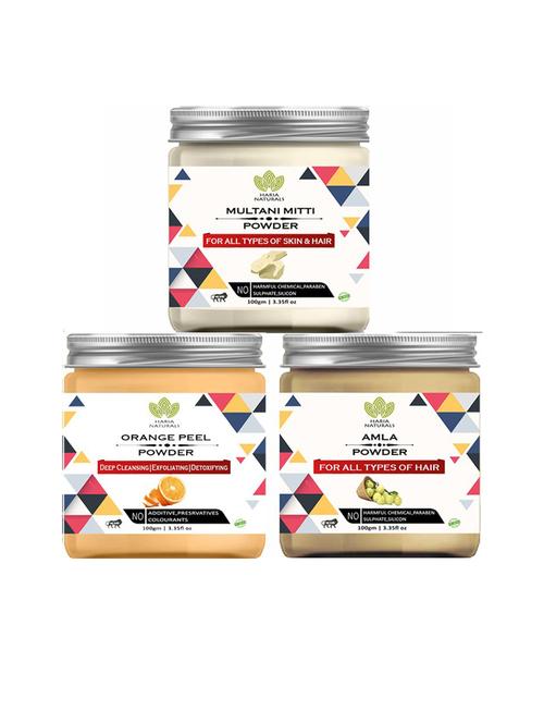 pack of 3 100% pure & natural powder combo - 18634736 - Very Small Image - 1